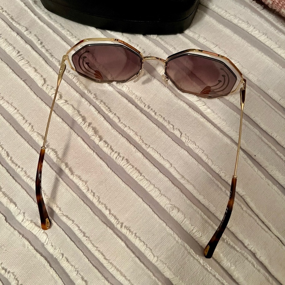 New Chloé Round Gradient Sunglasses - Picture 7 of 12